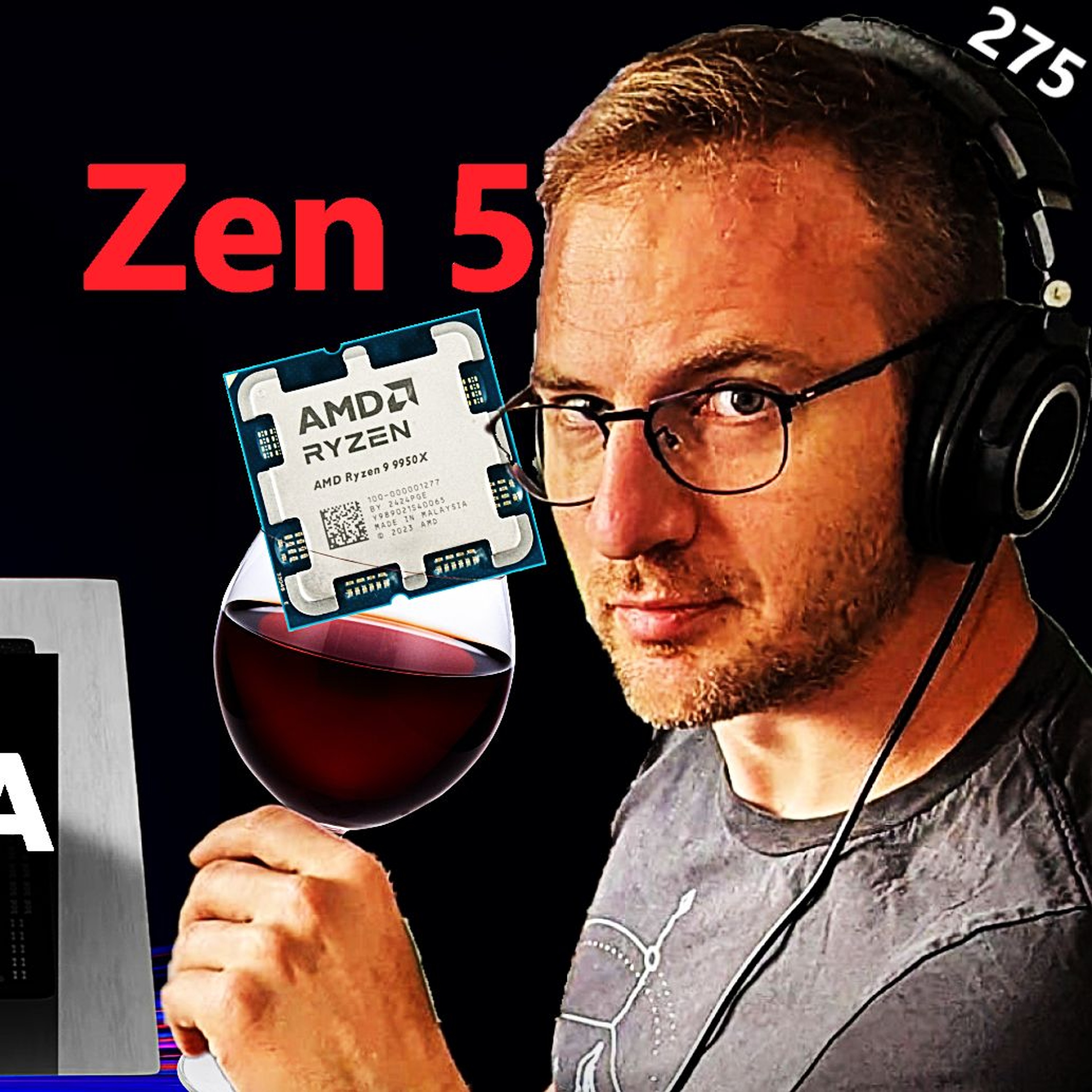 cover of episode 275. PS5 Pro Developer Analysis, AMD Zen 5 Fine Wine, RDNA 4, UDNA | Bryan Heemskerk