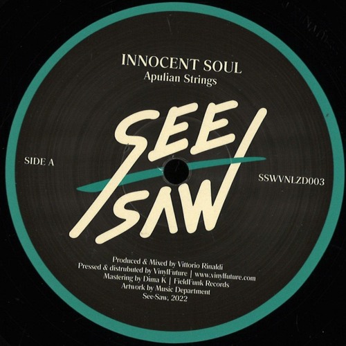 SSWVNLZD003 Innocent Soul - Apulian Strings |Vinyl Release| PREVIEW
