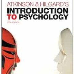 VIEW EBOOK EPUB KINDLE PDF Atkinson & Hilgard's Introduction to Psychology by Susan Nolen-HoeksemaBa