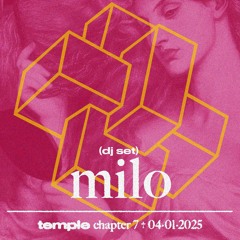 Milo @ temple chptr. 7 - 4/1/2025