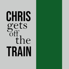 Chris gets off the Train