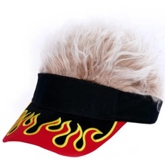 Man wearing an intersting hat