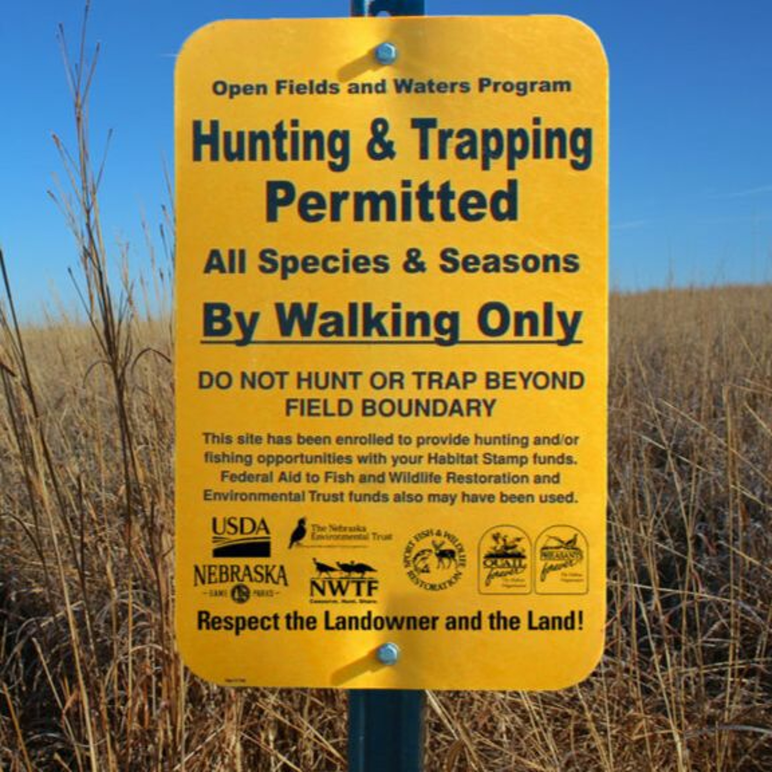 Land Open to Hunting