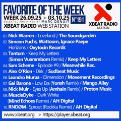 Marc Denuit // Favorite of the Week 26.09.25 - 03.10.25 Podcast Mix Xbeat Radio Station