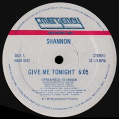 Shannon - Give me Tonight - R. Daglar, Ivan Barres (Lucas Almeida Mash) #FreeDownload