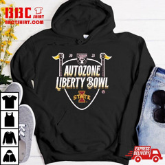 Iowa State Cyclones Cardinals 2023 Autozone Liberty Bowl T-Shirt