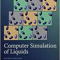 ( P2U0I ) Computer Simulation of Liquids by Michael P. Allen,Dominic J. Tildesley ( HXex3 )