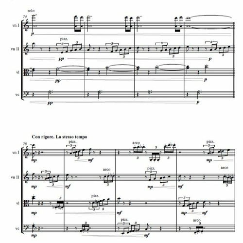 Pawel Strzelecki: 2. Scherzo [String Quartet No. 15 "Hommage to Górecki" (2022)].