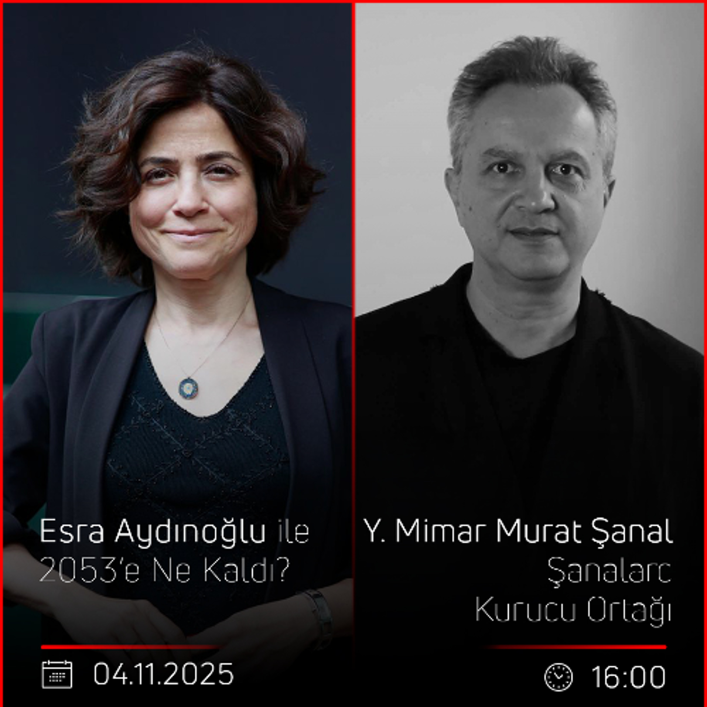 Y. Mimar Murat Şanal – Esra Aydınoğlu ile 2053’e Ne kaldı? episode artwork
