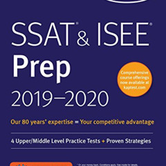 [VIEW] PDF 💖 SSAT & ISEE Prep 2019-2020: 4 Upper/Middle Level Practice Tests + Prove