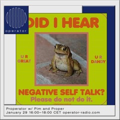Properator #9 - 29th January 2021 @ Operator Radio