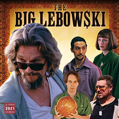 free KINDLE 📫 2021 The Big Lebowski 16-Month Wall Calendar by  Universal Studios EBO