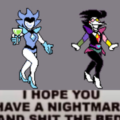 knock you down but spamton got in the mech idk how !!!!