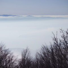 above the clouds