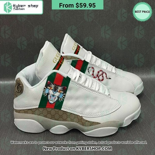 Gucci Kingsnake Tiger Air Jordan 13 Shoes