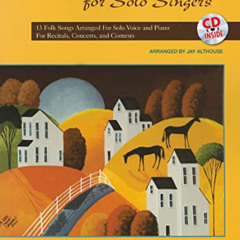 [Get] KINDLE ✉️ American Folk Songs for Solo Singers: Medium Low Voice (Book & CD) by