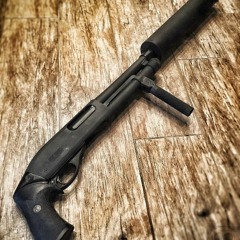 Loaded Silenced Shotgun