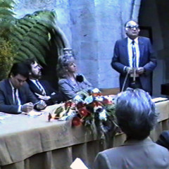 António Alçada Baptista - Entrega dos prémios INASSET, 1988