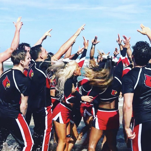 University of Louisville Cards Large Coed 2010 Cheer