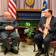 Senator Eldridge discusses post-prison rehabilitative programs with Anthony Cuatia