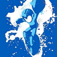 Splash Blue Mega Man 9 Sega Genesis Remix