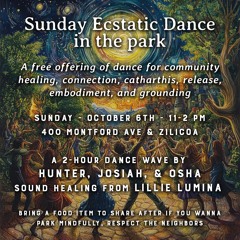 HURRICANE HELENE COMMUNITY HEALING DANCE - ASHEVILLE, NC 10-6-24