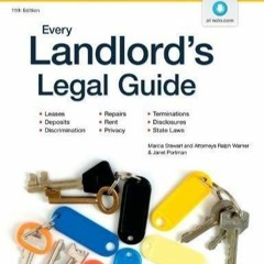 PDF Every Landlord's Legal Guide by Portman Attorney, Janet, Stewart, Marcia,