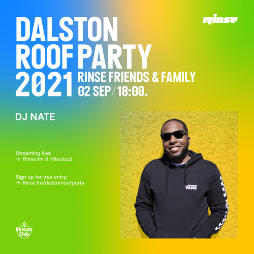 Dalston Roof Party: DJ Nate - 02 September 2021