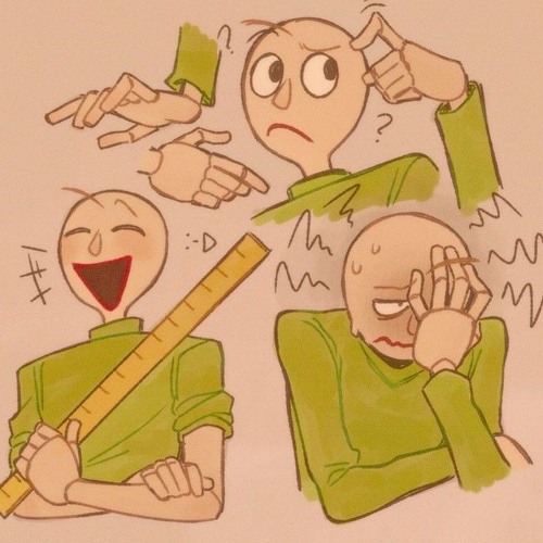 Pov: Your playing Baldi's Basics