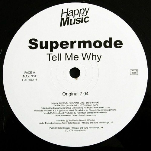 Supermode - Tell Me Why (Poolhaus & GrooveYard Edit)