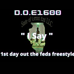 D.O.E - I Say  1ST day out the feds freestyle (gucci mane)