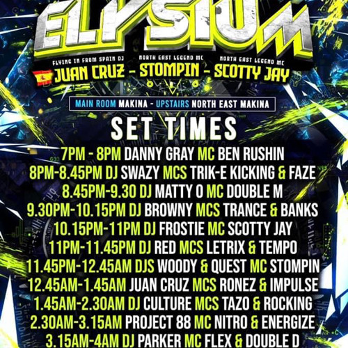 DJ MATTY O & MC DOUBLE M - ELYSIUM 26/11/22