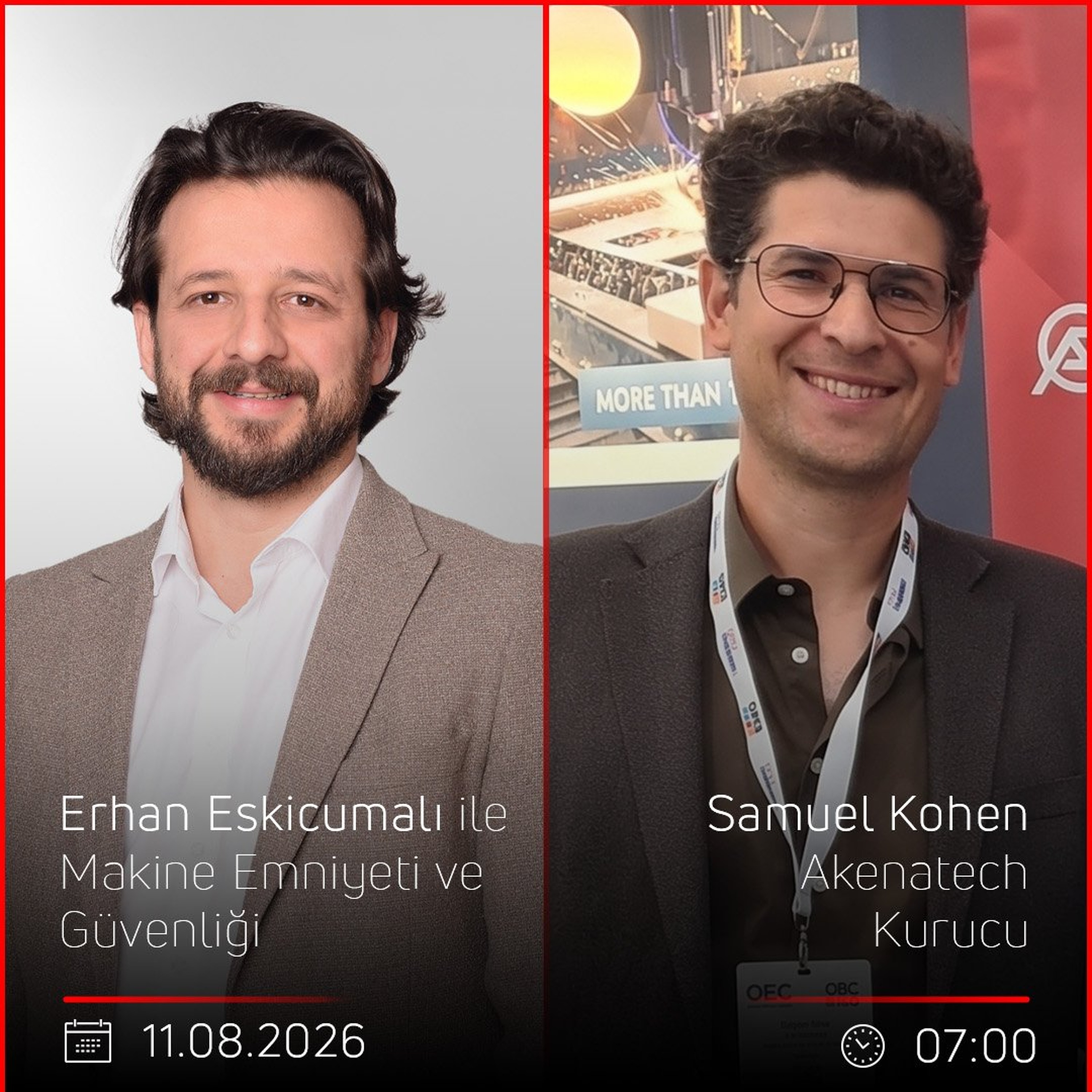 Samuel Kohen – Erhan Eskicumalı ile Makine Emniyeti ve Güvenliği episode artwork