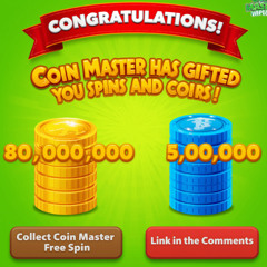 Today’s Coin Master Free Spins & Coins (Working August 2025)