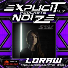 Explicit Noize Podcast 4.7 ft Loraw