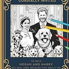 Get FREE B.o.o.k Megan and Harry Colouring Book- Brand Sussex, they both need help looking for gai