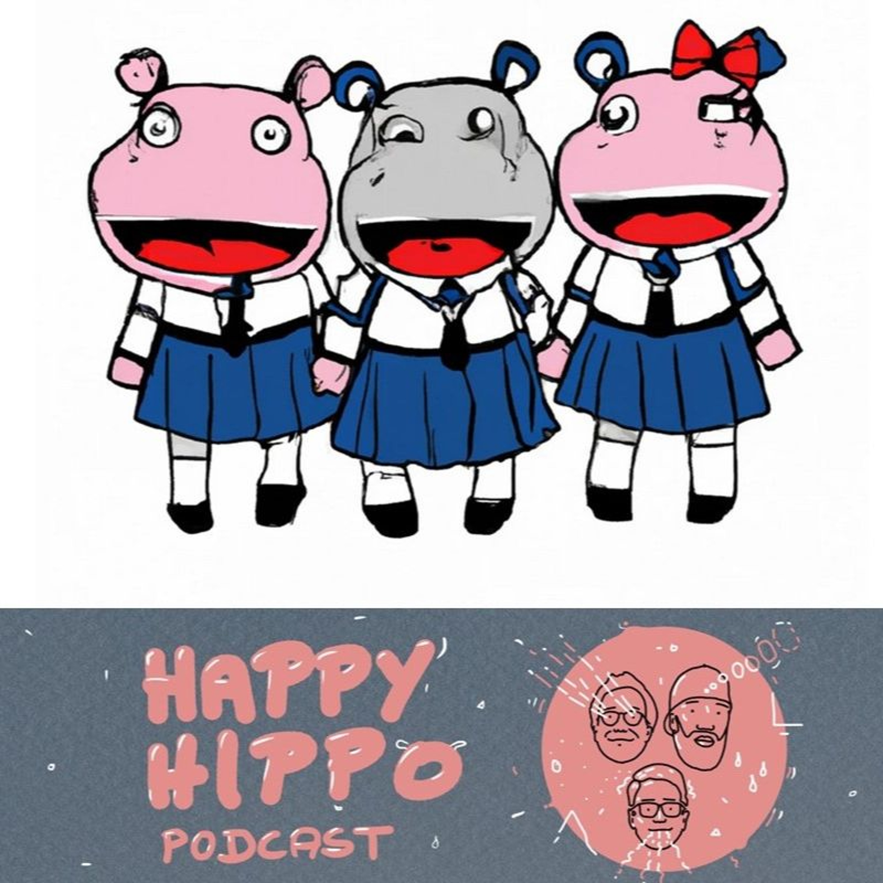 136 Happy Hippo Podcast - Kon'nichiwa episode artwork