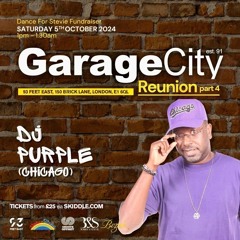 DJ Purple Live at Garage City Reunion PT 4 - 93 Feet East (Live Room), London, UK, 5th October 2024