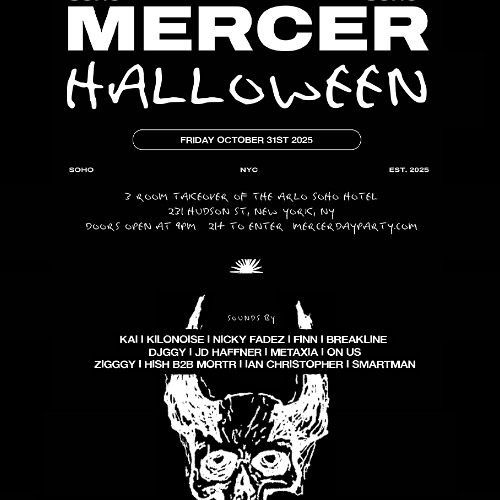 JD @ Mercer Halloween (Arlo Soho)