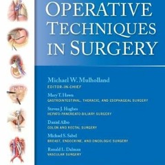 [ACCESS] KINDLE 📗 Operative Techniques in Surgery (2 Volume Set) by  Michael W. Mulh