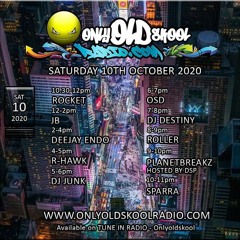 DJ R-Hawk - Saturday Jungle Flex - 10 Oct 20 - Only Oldskool Radio