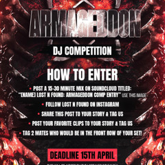 HORTZ B2B MODI LOST AND FOUND: ARMAGEDDON COMP ENTRY