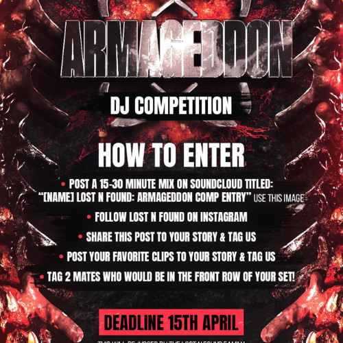HORTZ B2B MODI LOST AND FOUND: ARMAGEDDON COMP ENTRY