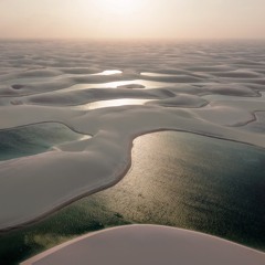 in waves