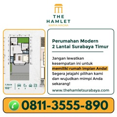 Call 0811-3555-890, Keamanan 24 Jam! Perumahan Mewah Modern di Surabaya Timur