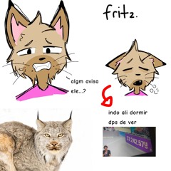 hi guys im inactive and this is my fursona fritz (wip)