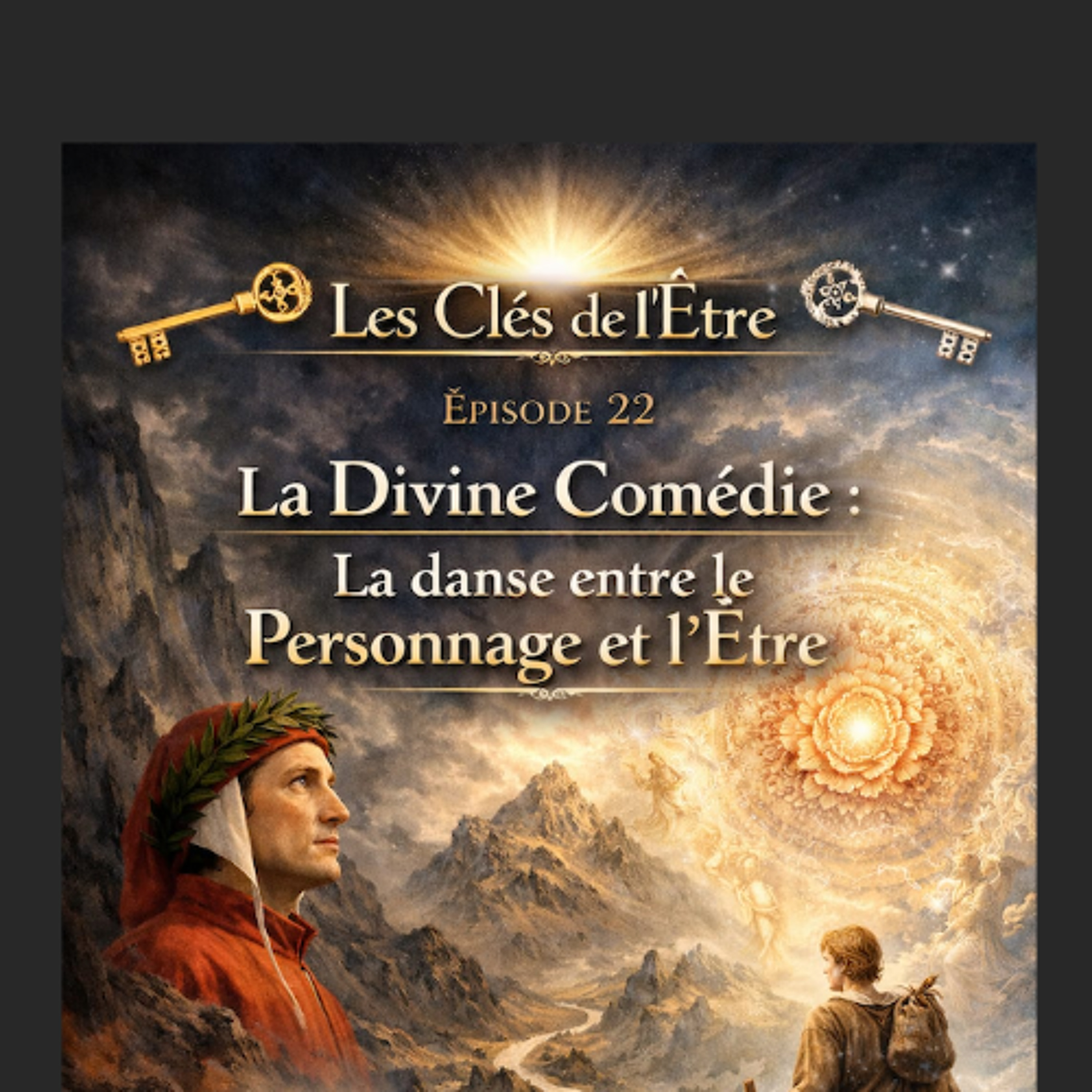 LES CLÉS DE L'ÊTRE - La Divine Comédie - la danse entre le personnage et l’Être (mercredi 11 mars 2026) episode artwork