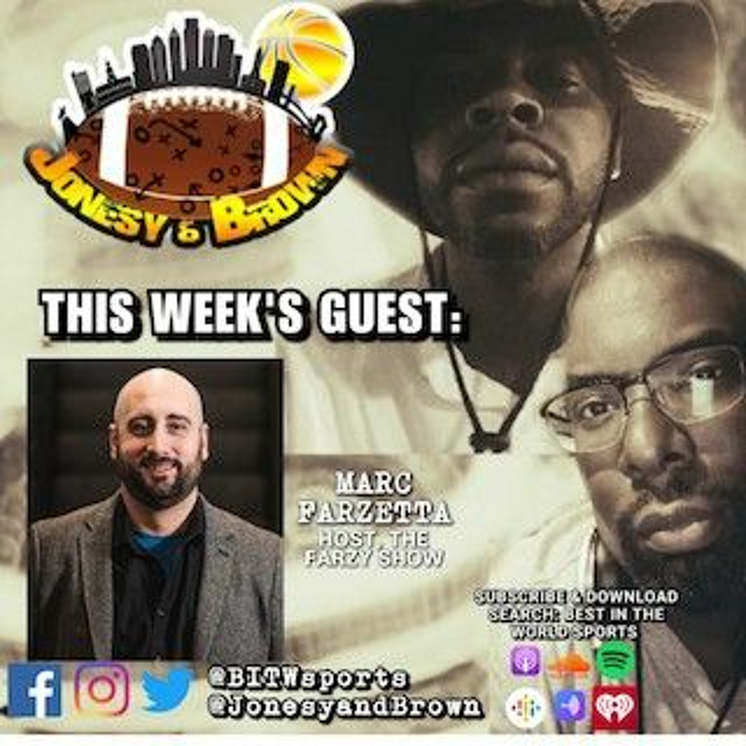 Jonesy & Brown Ep. 45 - Eagles look good vs. Minn.; Guest: Marc Farzetta episode artwork
