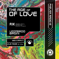Rik from NowhereMusic Club for The Age of Love on Phever Radio