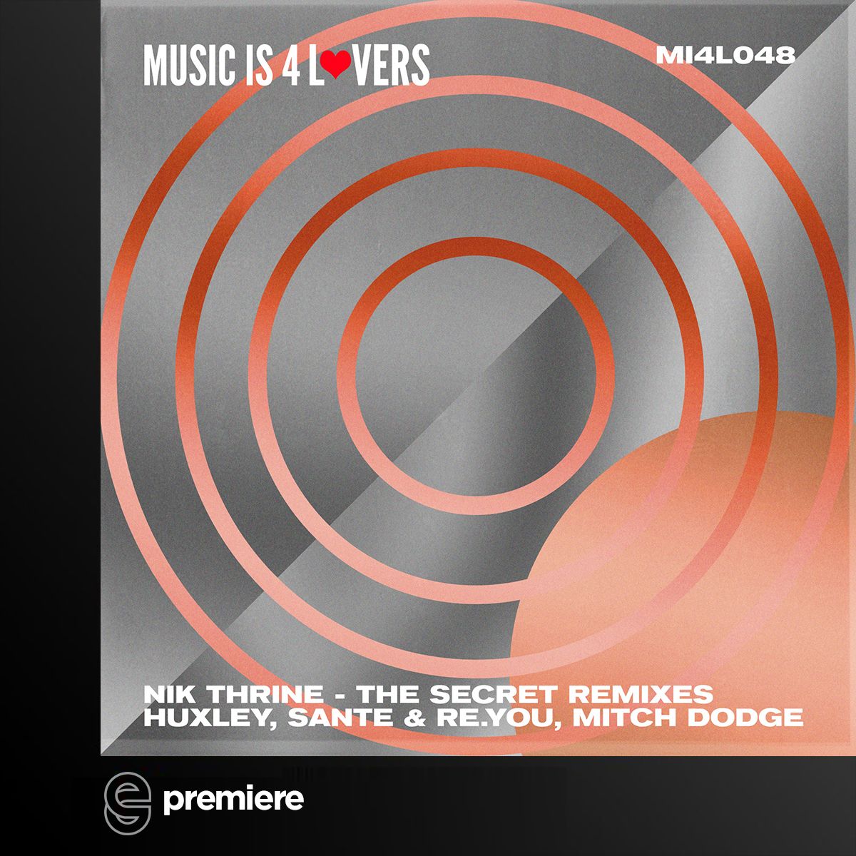 Télécharger Premiere: Nik Thrine - The Secret (Santé & Re.You Remix) - Music is 4 Lovers